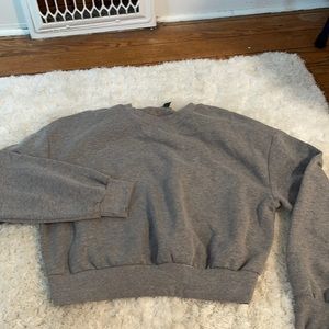 Cropped sweatshirt